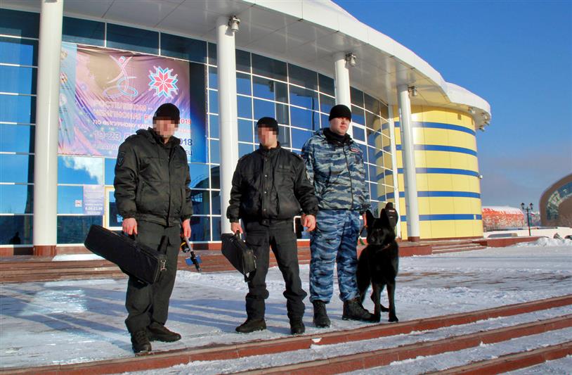 Сотрудники и военнослужащие Росгвардии приняли участие в обеспечении безопасности Чемпионата России по фигурному катанию в Саранске