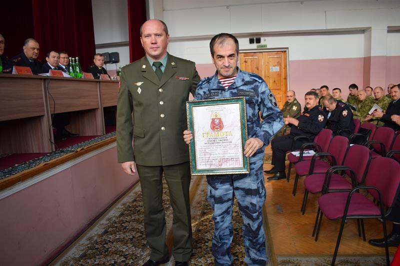 Начальник Управления Росгвардии по Республике Дагестан подвел итоги оперативно-служебной деятельности подчиненных в 2018 году