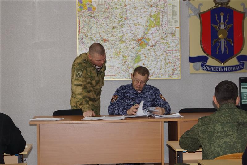 В Липецке прошел учебный сбор руководящего состава областного управления Росгвардии 