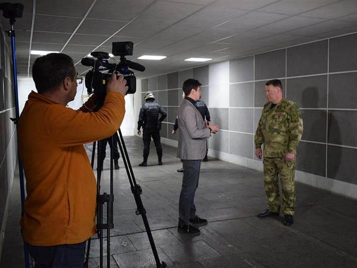 Командир иркутского ОМОН рассказал корреспонденту «АС Байкал ТВ» о результатах деятельности отряда в уходящем году