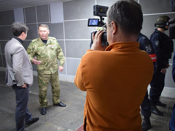 Командир иркутского ОМОН рассказал корреспонденту «АС Байкал ТВ» о результатах деятельности отряда в уходящем году