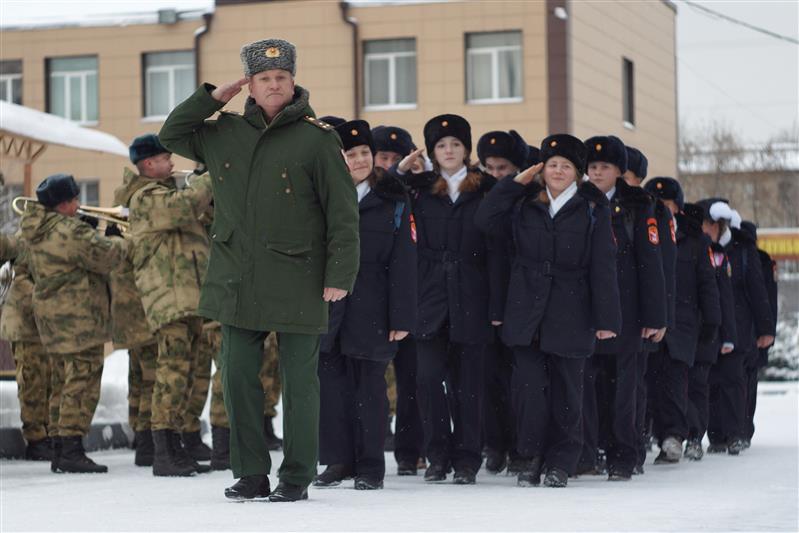 Ученики московского кадетского класса Росгвардии приняли кадетскую клятву