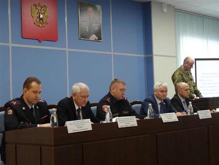 Начальник Управления Росгвардии по Белгородской области подвёл итоги оперативно-служебной деятельности подчинённых в 2018 году