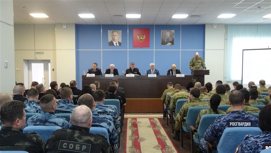 Начальник Управления Росгвардии по Белгородской области подвёл итоги оперативно-служебной деятельности подчинённых в 2018 году