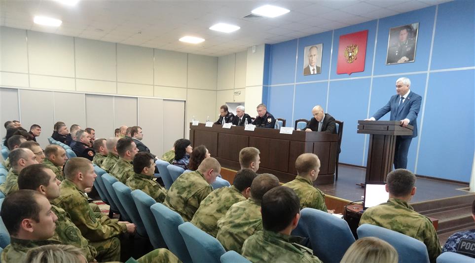 Начальник Управления Росгвардии по Белгородской области подвёл итоги оперативно-служебной деятельности подчинённых в 2018 году