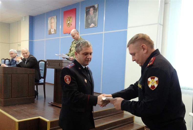 Начальник Управления Росгвардии по Белгородской области подвёл итоги оперативно-служебной деятельности подчинённых в 2018 году