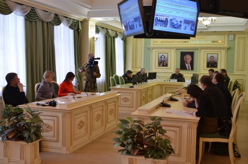 В управлении Восточного округа Росгвардии состоялась пресс-конференция по итогам деятельности оперативно-территориального объединения в уходящем году