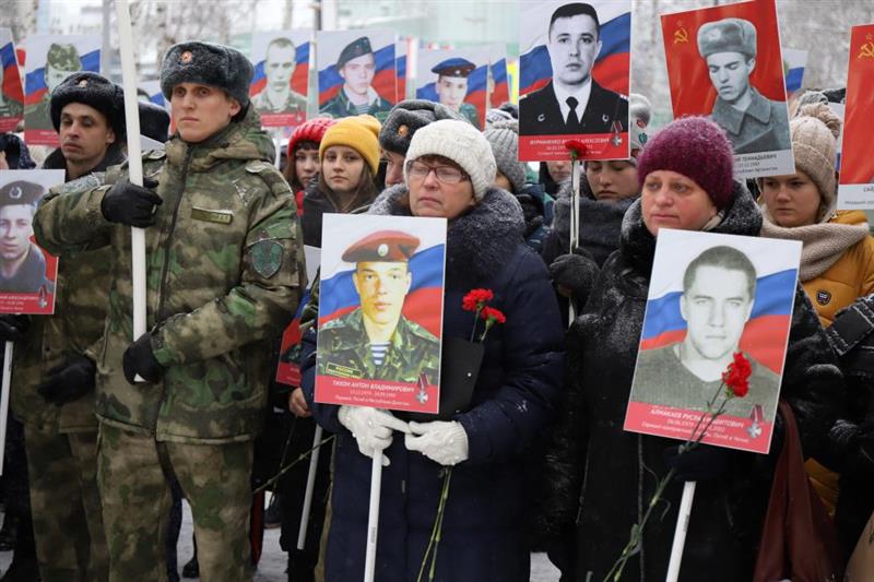 В Ханты-Мансийске росгвардейцы прошли  в  составе  «Батальона отважных»   