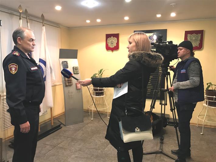 Офицеры Росгвардии напомнили зрителям ростовского областного телеканала о мерах предупреждения квартирных краж в период «длинных» выходных