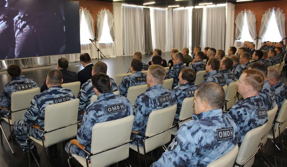ОМОН (на транспорте) Управления Росгвардии по Саратовской области отметил 25-летие со дня образования