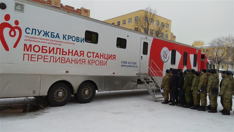 В дивизии имени Дзержинского прошел День донора