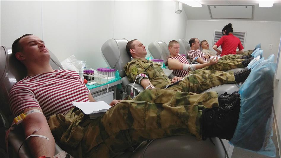 В дивизии имени Дзержинского прошел День донора