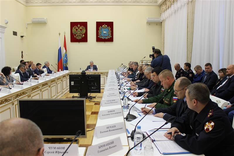 Росгвардейцы приняли участие в заседании антитеррористической комиссии Самарской области