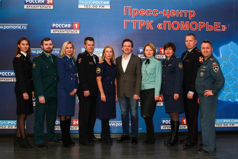 Начальник пресс-службы архангельского областного управления Росгвардии встретился с  руководителем ГТРК «Поморье»