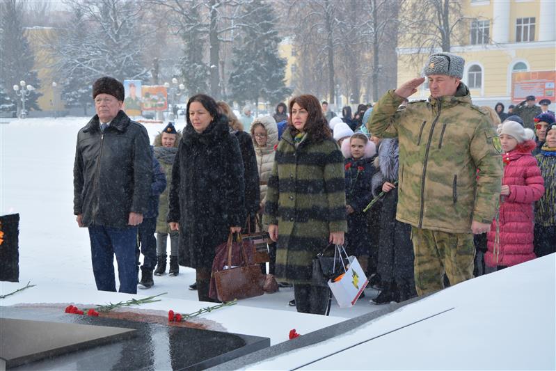 Воины-дзержинцы почтили память своих героических предшественников (фото)