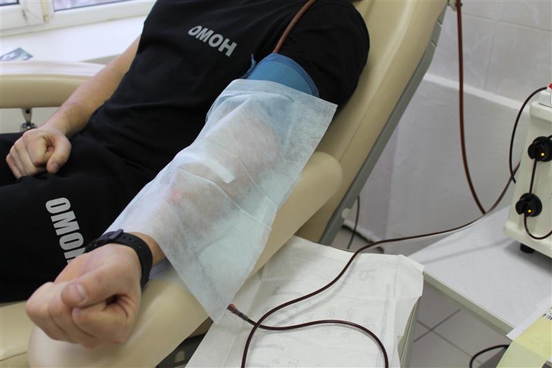 Вологодские росгвардейцы провели донорскую акцию «Подари жизнь»