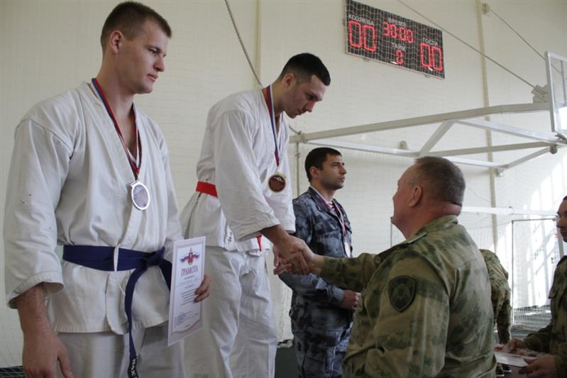В Хабаровске состоялся чемпионат Восточного округа Росгвардии по рукопашному бою