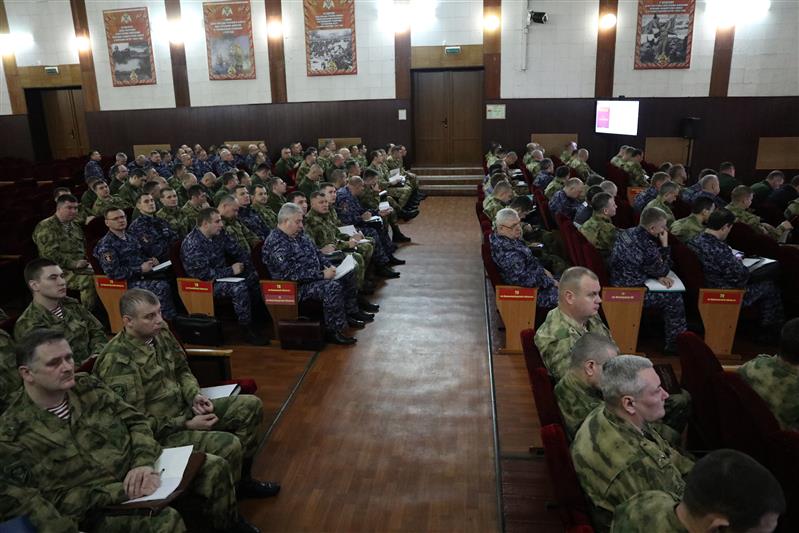 В Северо-Западном округе войск национальной гвардии Российской Федерации начался оперативный сбор с руководящим составом 