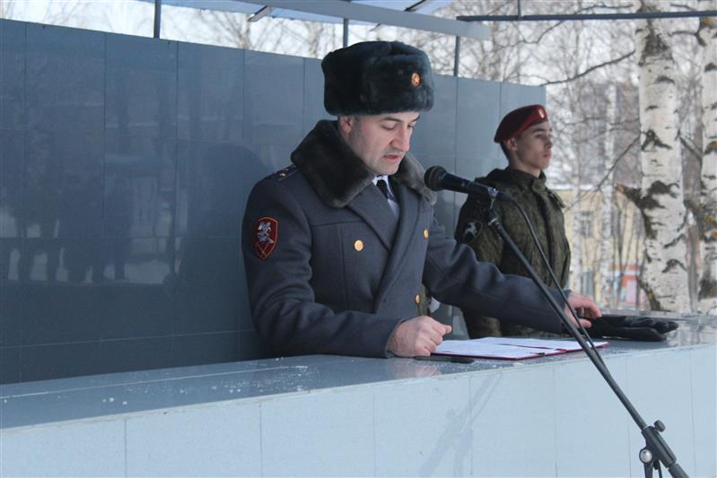 В кировской воинской части Росгвардии состоялось мероприятие, посвященное памяти Героя России Александра Белодедова