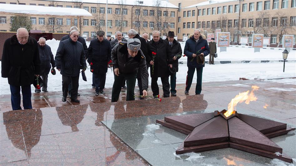 Ветераны войск правопорядка посетили управление Центрального округа Росгвардии