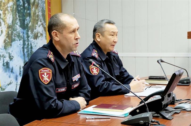 В Якутии росгвардейцы провели заседание Координационного совета с руководителями частных охранных предприятий