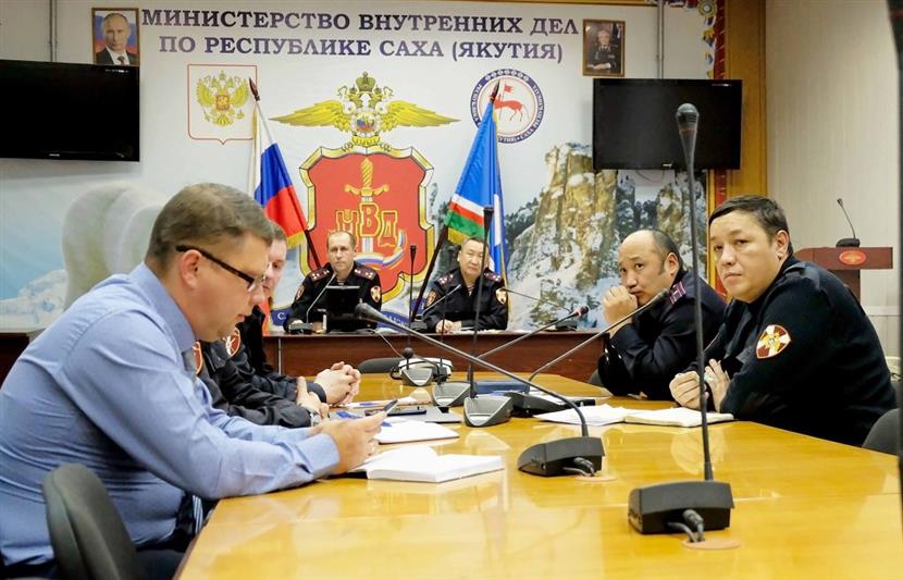В Якутии росгвардейцы провели заседание Координационного совета с руководителями частных охранных предприятий
