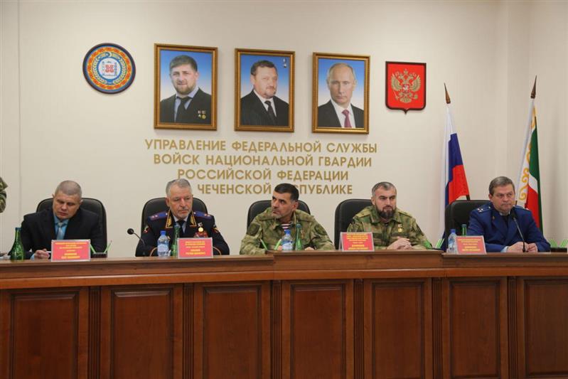 В Управлении Росгвардии по Чеченской Республике состоялось подведение итогов за 2018 год (видео)