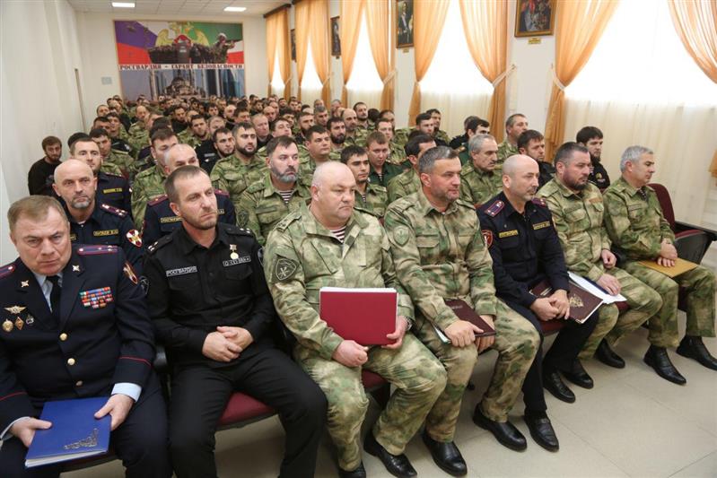 В Управлении Росгвардии по Чеченской Республике состоялось подведение итогов за 2018 год (видео)