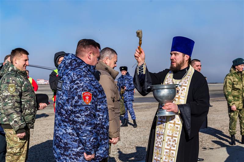 Авиационный отряд спецназначения Росгвардии Крыма получил модернизированные транспортно-боевые вертолеты