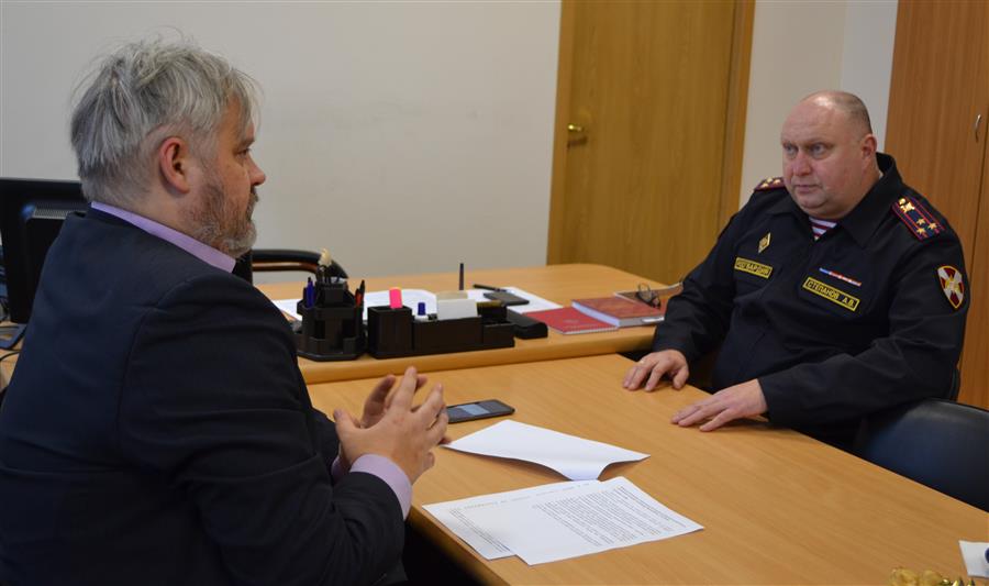 В Великом Новгороде руководитель тероргана встретился с главным редактором информационного агентства 