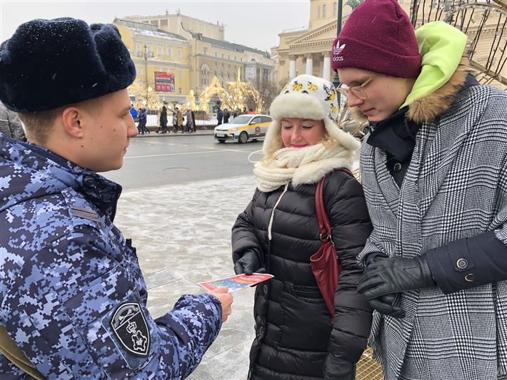 В Москве проходит акция «Безопасный Новый год»