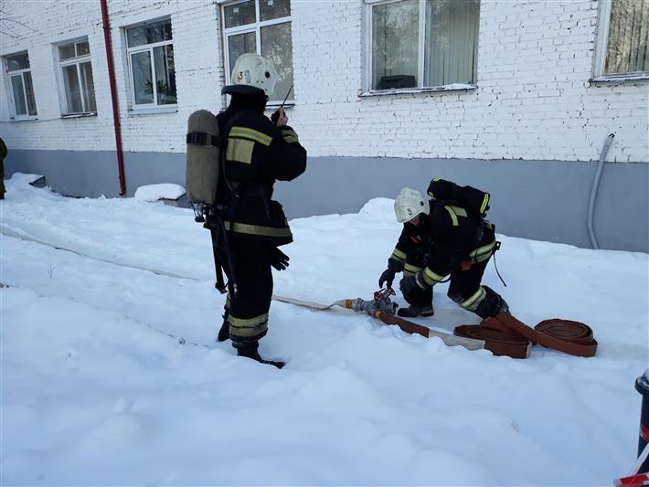 Владимирские росгвардейцы приняли участие в совместном пожарно-тактическом учении