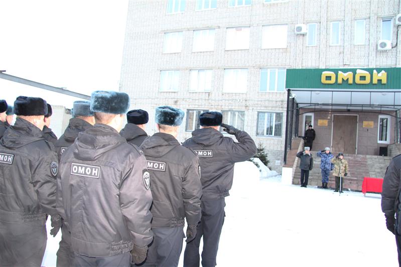  Бойцы курского СОБР и ОМОН вернулись из служебной командировки 