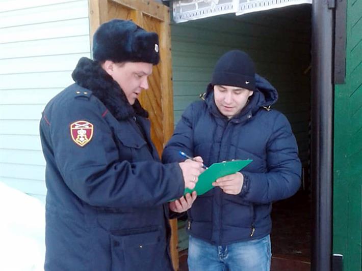 Сотрудники вневедомственной охраны Управления Росгвардии по Томской области завершают мероприятие всероссийской акции «Безопасный Новый год»