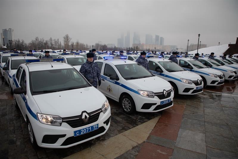 64 новых служебных автомобиля для столичных подразделений вневедомственной охраны Росгвардии (фото, видео)