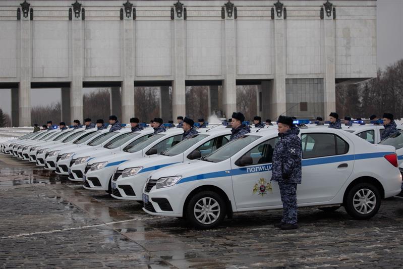 64 новых служебных автомобиля для столичных подразделений вневедомственной охраны Росгвардии (фото, видео)