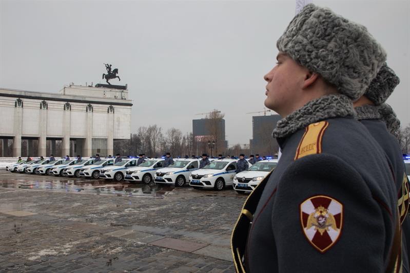 64 новых служебных автомобиля для столичных подразделений вневедомственной охраны Росгвардии (фото, видео)