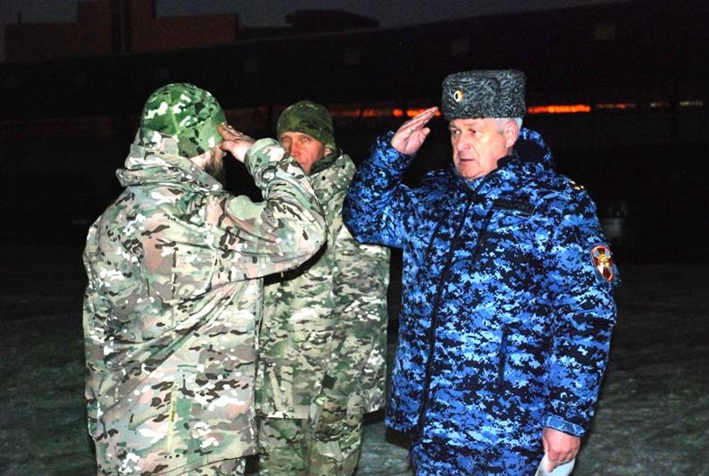 Сотрудники СОБР Управления Росгвардии по Свердловской области вернулись из служебной командировки
