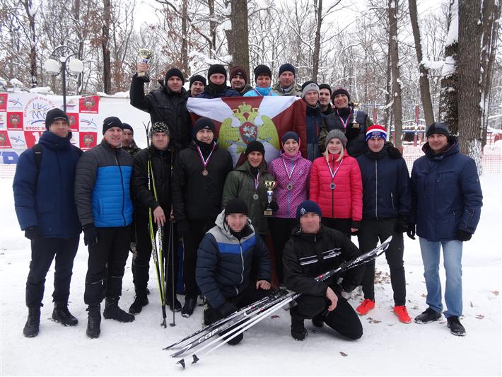 В Белгородской, Ярославской и Тульской областях прошли соревнования территориальных органов Росгвардии по лыжным гонкам