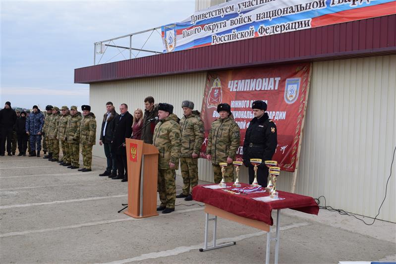 Завершился чемпионат Южного округа Росгвардии по служебному двоеборью