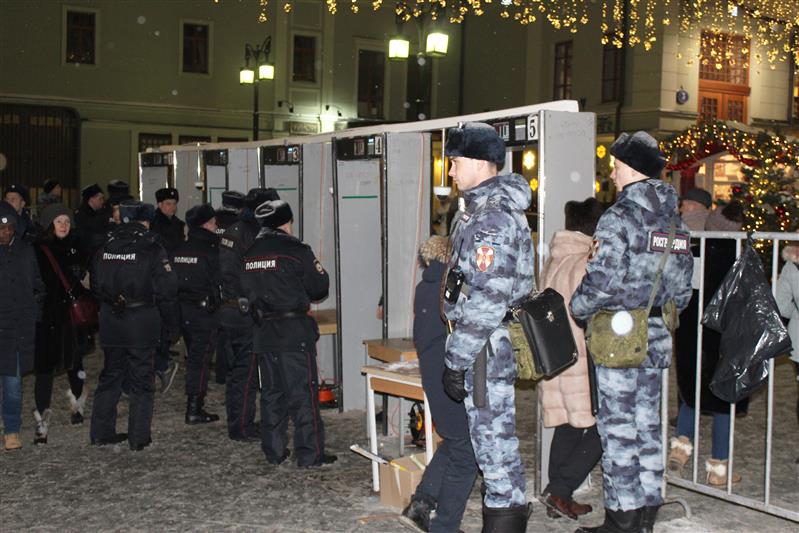Военнослужащие ОДОН имени Дзержинского приняли участие в обеспечении правопорядка в столице в период январских праздников