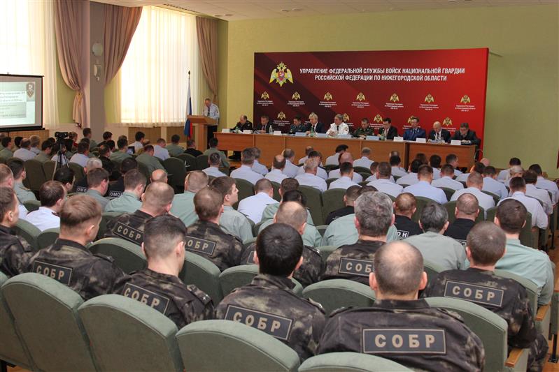 Начальник Управления Росгвардии по Нижегородской области подвел итоги служебно-боевой деятельности за 2018 год