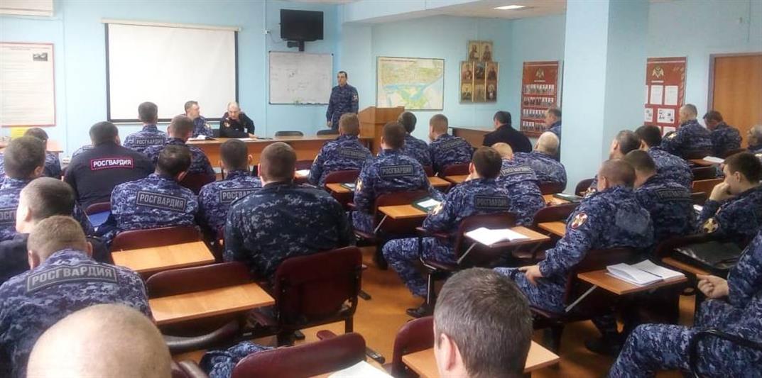 Ростовские росгвардейцы приняли участие в комплексных тактико-строевых занятиях