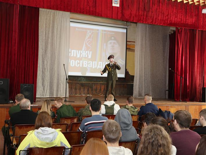 Военно-патриотическая акция «Служу России! Служу Росгвардии!» стартовала в Нижегородской области (фото, видео)