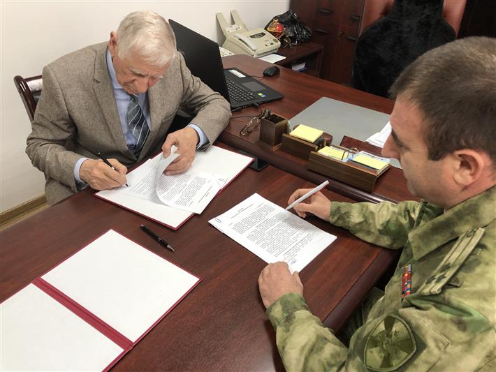 В Ингушетии Росгвардия взяла шефство над Пожарно-спасательным колледжем