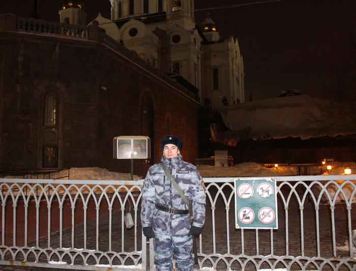 Военнослужащие ОДОН имени Дзержинского приняли участие в обеспечении правопорядка в столице в период январских праздников