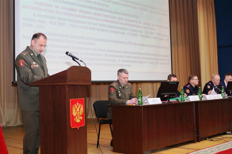 Врио начальника Управления Росгвардии по Хабаровскому краю подвел итоги служебно-боевой деятельности за 2018 год