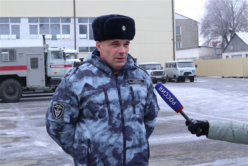 В пятигорском ОМОН состоялась межведомственная акция «Студенческий десант»