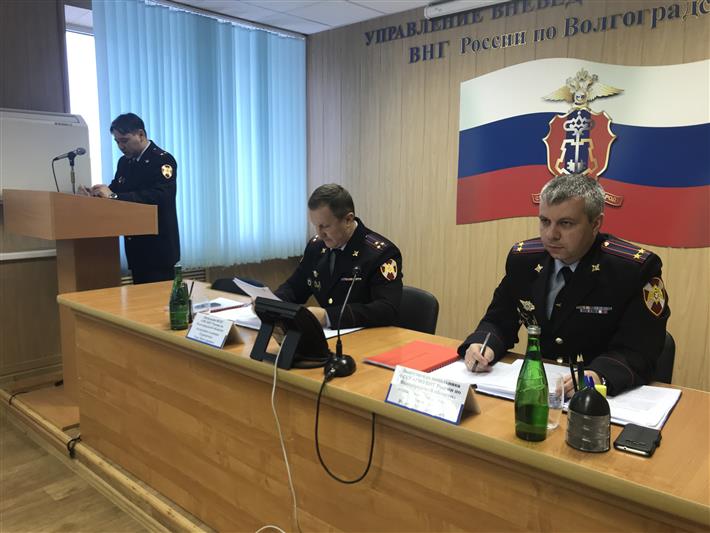 В Управлении вневедомственной охраны Росгвардии по Волгоградской области подвели итоги работы