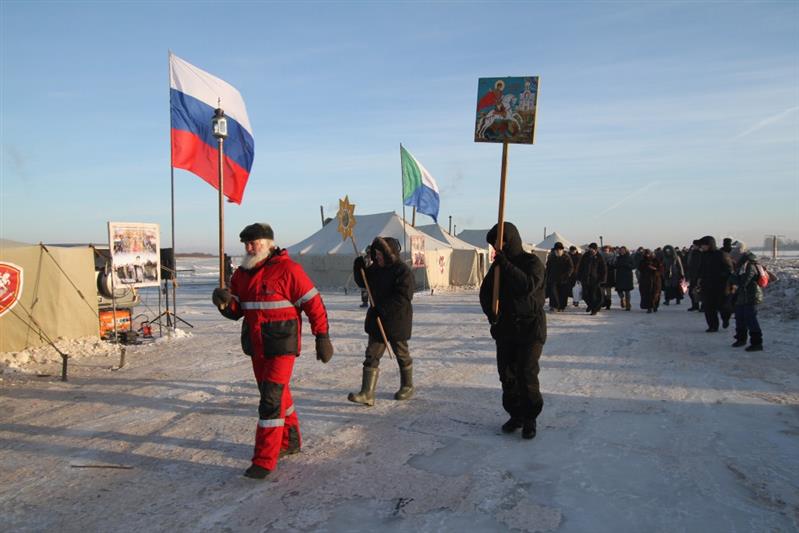 Военнослужащие Восточного округа Росгвардии приняли участие в обеспечении общественного порядка во время празднования «Крещение господня»